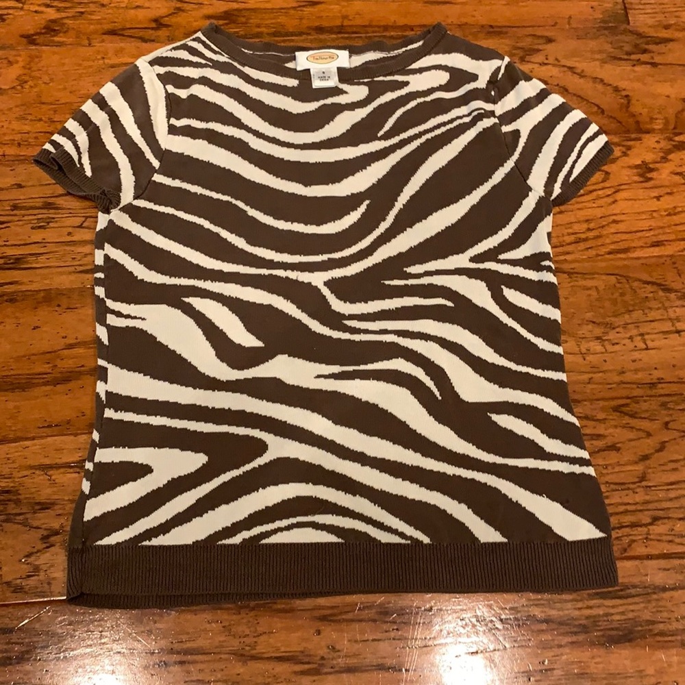 brown zebra shirt